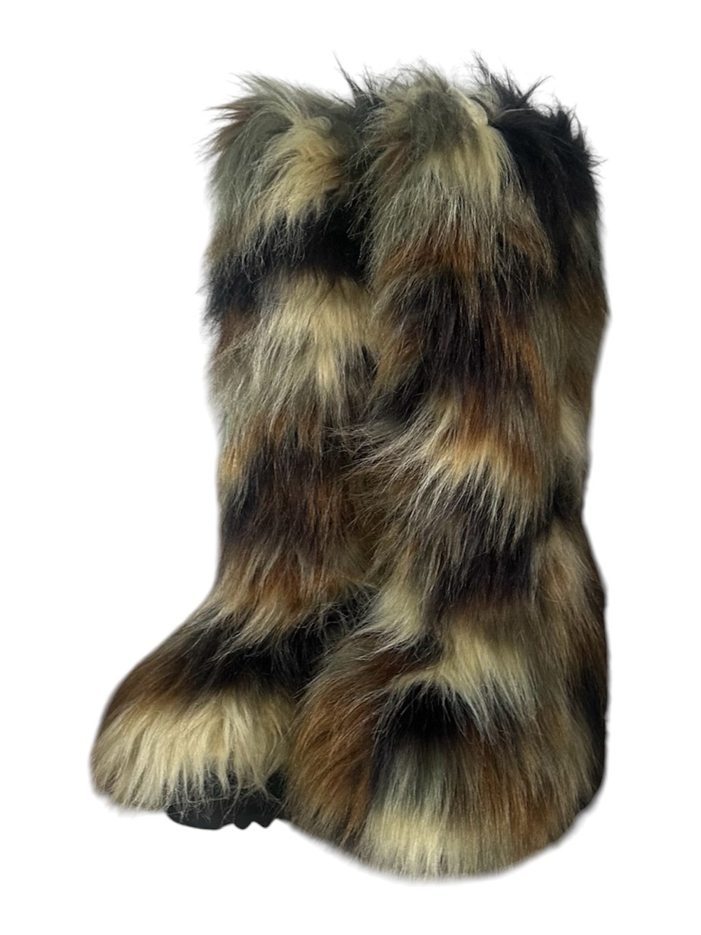 NWOB Dolls Kill / Current Mood
Camo Liquid Rhythm Faux Fur platform size 6